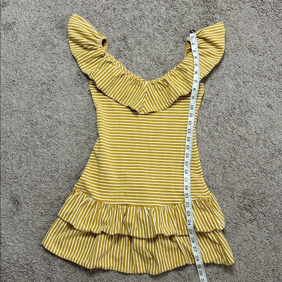 Saylor Stripe Knit Ruffle Dress - Picture 5 of 8